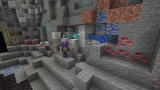 Screenshot of the Minecraft Bedrock Marketplace product Halloween Hacker Tools created by Pixel Smile Studios.