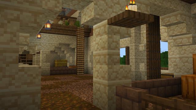 Screenshot of the Minecraft Bedrock Marketplace product Italian Mansion created by Pixel Smile Studios.