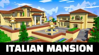 Thumbnail of the Minecraft Bedrock Marketplace product Manoir italien created by Pixel Smile Studios.