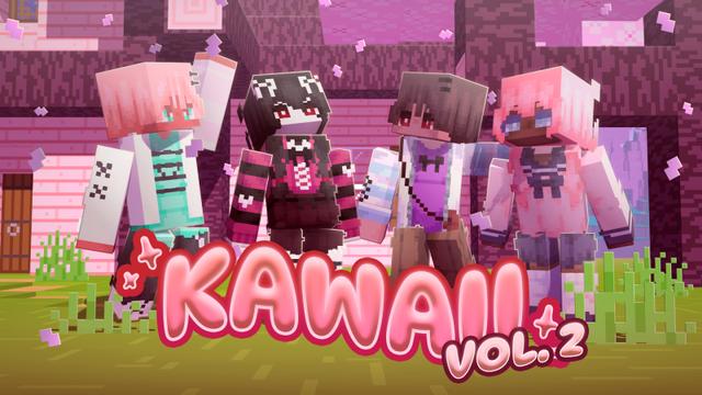 Thumbnail of the Minecraft Bedrock Marketplace product Kawaii Vol.2 created by Pixel Smile Studios.