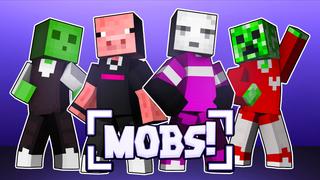 Thumbnail of the Minecraft Bedrock Marketplace product Mobs! created by Pixel Smile Studios.