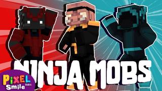 Thumbnail of the Minecraft Bedrock Marketplace product Ninja Mobs created by Pixel Smile Studios.