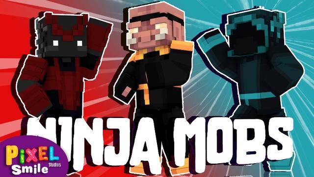 Thumbnail of the Minecraft Bedrock Marketplace product Ninja Mobs created by Pixel Smile Studios.