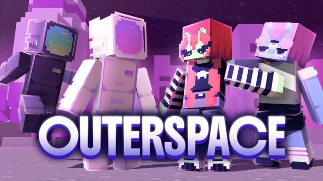 Thumbnail of the Minecraft Bedrock Marketplace product Outerspace created by Pixel Smile Studios.