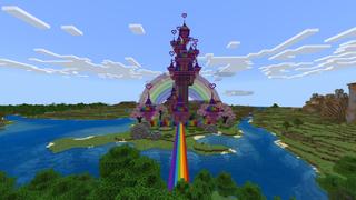 Screenshot of the Minecraft Bedrock Marketplace product Princess Castle created by Pixel Smile Studios.