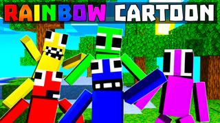 Thumbnail of the Minecraft Bedrock Marketplace product Rainbow Cartoon created by Pixel Smile Studios.