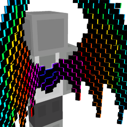 Thumbnail of the Minecraft Bedrock Marketplace product RGB Cool Wings created by Pixel Smile Studios.