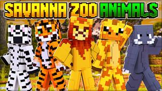 Thumbnail of the Minecraft Bedrock Marketplace product Savanna ZOO Animals created by Pixel Smile Studios.