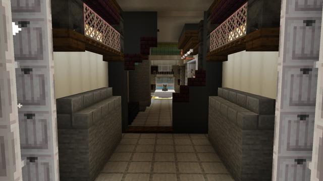 Screenshot of the Minecraft Bedrock Marketplace product Sci-fi Bunker created by Pixel Smile Studios.