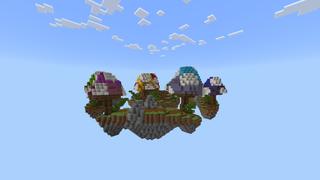 Screenshot of the Minecraft Bedrock Marketplace product Skyblock Biomes created by Pixel Smile Studios.