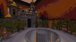 Screenshot of the Minecraft Bedrock Marketplace product Sumo PVP & PVE created by Pixel Smile Studios.