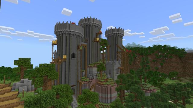 Screenshot of the Minecraft Bedrock Marketplace product Survival Medieval created by Pixel Smile Studios.