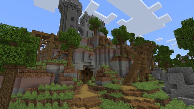 Screenshot of the Minecraft Bedrock Marketplace product Survival Medieval created by Pixel Smile Studios.