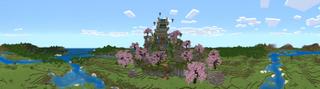 Panorama of the Minecraft Bedrock Marketplace product Survival Zeng created by Pixel Smile Studios.