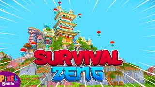 Thumbnail of the Minecraft Bedrock Marketplace product Survival Zeng created by Pixel Smile Studios.