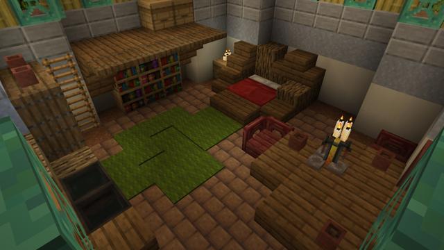 Screenshot of the Minecraft Bedrock Marketplace product Swamp Base created by Pixel Smile Studios.