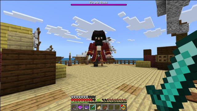 Screenshot of the Minecraft Bedrock Marketplace product Three in One | SkyBlock, Raft, OneBlock created by Pixel Smile Studios.