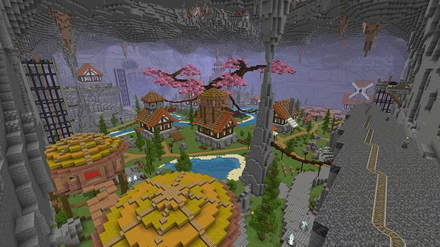 Screenshot of the Minecraft Bedrock Marketplace product Underground Escape Base created by Pixel Smile Studios.