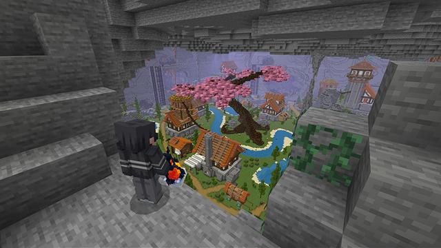 Screenshot of the Minecraft Bedrock Marketplace product Underground Escape Base created by Pixel Smile Studios.