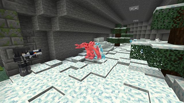 Screenshot of the Minecraft Bedrock Marketplace product Underground Escape Base created by Pixel Smile Studios.