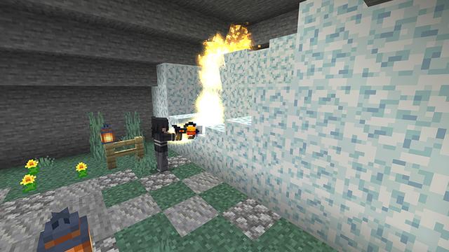 Screenshot of the Minecraft Bedrock Marketplace product Underground Escape Base created by Pixel Smile Studios.