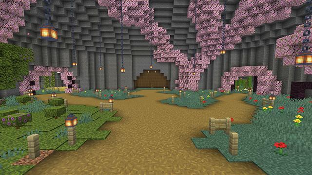 Screenshot of the Minecraft Bedrock Marketplace product Underground Escape Base created by Pixel Smile Studios.
