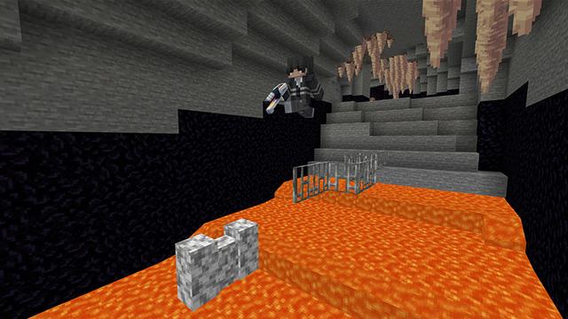 Screenshot of the Minecraft Bedrock Marketplace product Underground Escape Base created by Pixel Smile Studios.