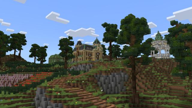 Screenshot of the Minecraft Bedrock Marketplace product Victorian Mansion created by Pixel Smile Studios.