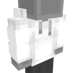 Thumbnail of the Minecraft Bedrock Marketplace product White Colored Hoodie created by Pixel Smile Studios.