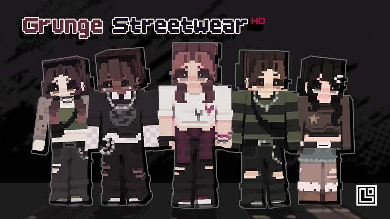 Thumbnail of the Minecraft Bedrock Marketplace product Grunge Streetwear HD created by Pixel Squared.