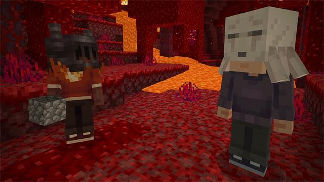 Screenshot of the Minecraft Bedrock Marketplace product Mob Hats Add-On created by Pixel Squared.