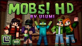 Thumbnail of the Minecraft Bedrock Marketplace product Mobs! HD created by Pixel Squared.