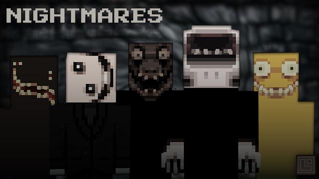 Thumbnail of the Minecraft Bedrock Marketplace product Nightmares created by Pixel Squared.