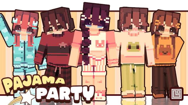 Thumbnail of the Minecraft Bedrock Marketplace product Pajama Party created by Pixel Squared.