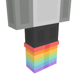 Thumbnail of the Minecraft Bedrock Marketplace product Pastel Rainbow Socks created by Pixel Squared.