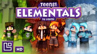 Thumbnail of the Minecraft Bedrock Marketplace product Teens! Elementals HD created by Pixel Squared.