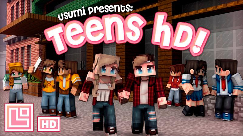 Teens! HD by Pixel Squared | CHUNK - Minecraft Bedrock Marketplace Explorer