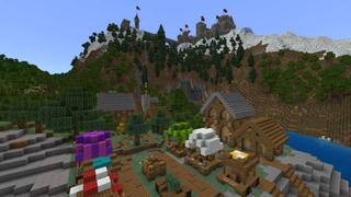 Screenshot of the Minecraft Bedrock Marketplace product Alpine Castle created by Pixelationz Studios.