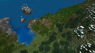 Screenshot of the Minecraft Bedrock Marketplace product Alpine Castle created by Pixelationz Studios.