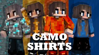 Thumbnail of the Minecraft Bedrock Marketplace product Camo Shirts created by Pixelationz Studios.