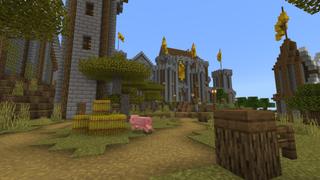 Screenshot of the Minecraft Bedrock Marketplace product Castle Outpost created by Pixelationz Studios.