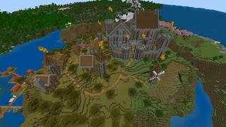 Screenshot of the Minecraft Bedrock Marketplace product Castle Outpost created by Pixelationz Studios.