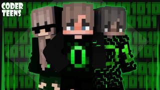Thumbnail of the Minecraft Bedrock Marketplace product Coder Teens created by Pixelationz Studios.