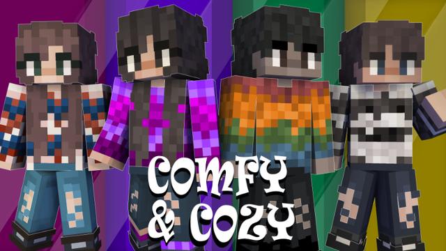 Thumbnail of the Minecraft Bedrock Marketplace product Comfy & Cozy created by Pixelationz Studios.