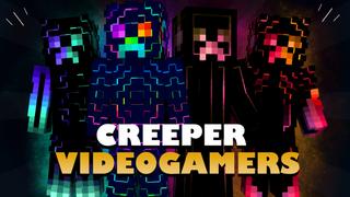 Thumbnail of the Minecraft Bedrock Marketplace product Creeper Videogamers created by Pixelationz Studios.