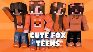 Thumbnail of the Minecraft Bedrock Marketplace product Cute Fox Teens created by Pixelationz Studios.