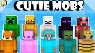 Thumbnail of the Minecraft Bedrock Marketplace product Cutie Mobs created by Pixelationz Studios.