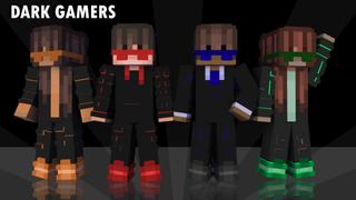 Thumbnail of the Minecraft Bedrock Marketplace product Dark Gamers created by Pixelationz Studios.