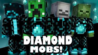 Thumbnail of the Minecraft Bedrock Marketplace product Diamond Mobs! created by Pixelationz Studios.