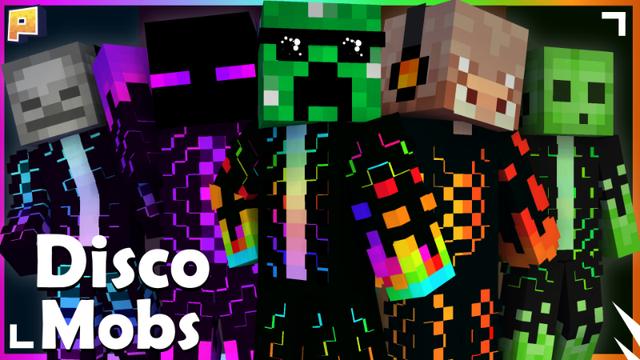 Thumbnail of the Minecraft Bedrock Marketplace product Disco Mobs created by Pixelationz Studios.